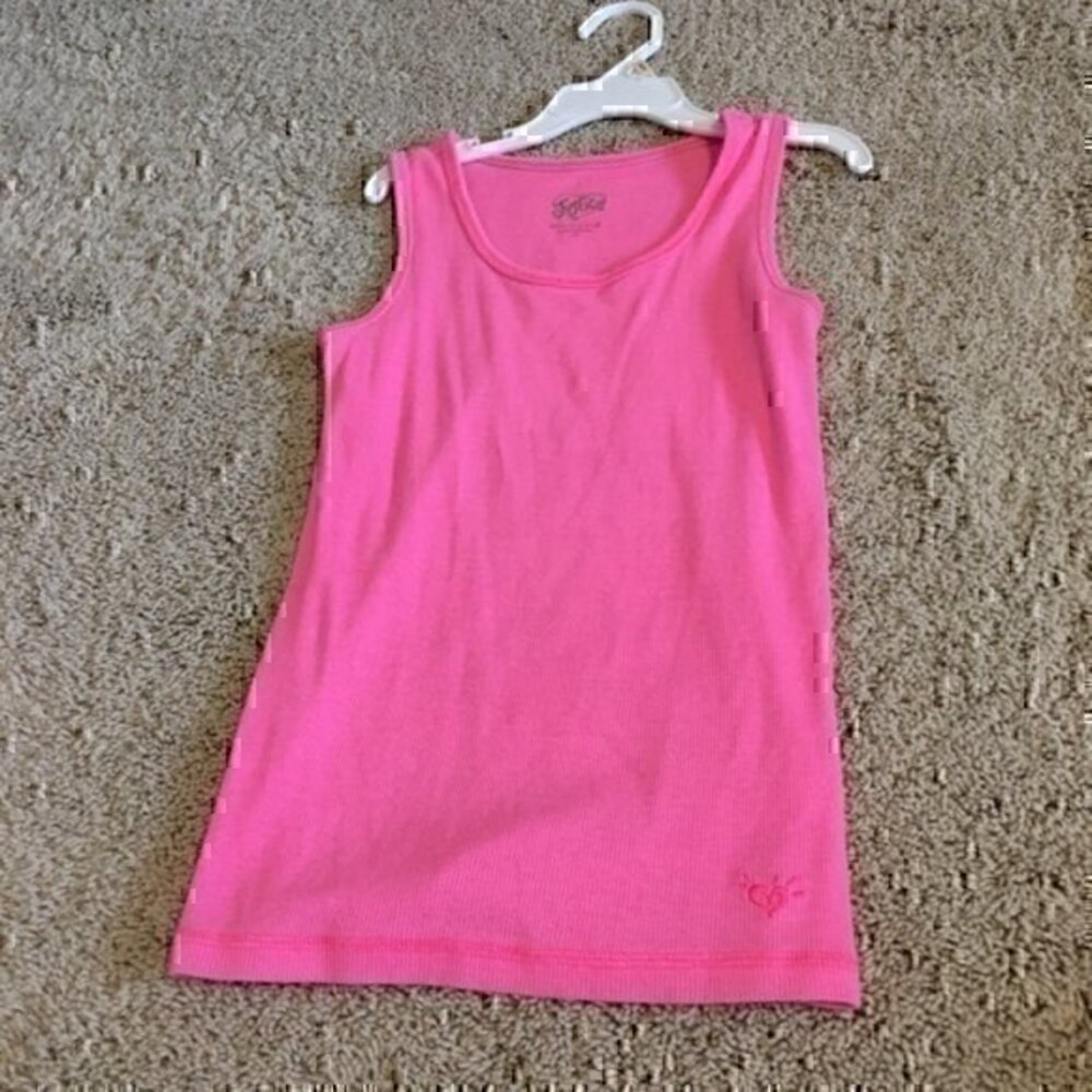 Justice Girls size 10 pink tank top